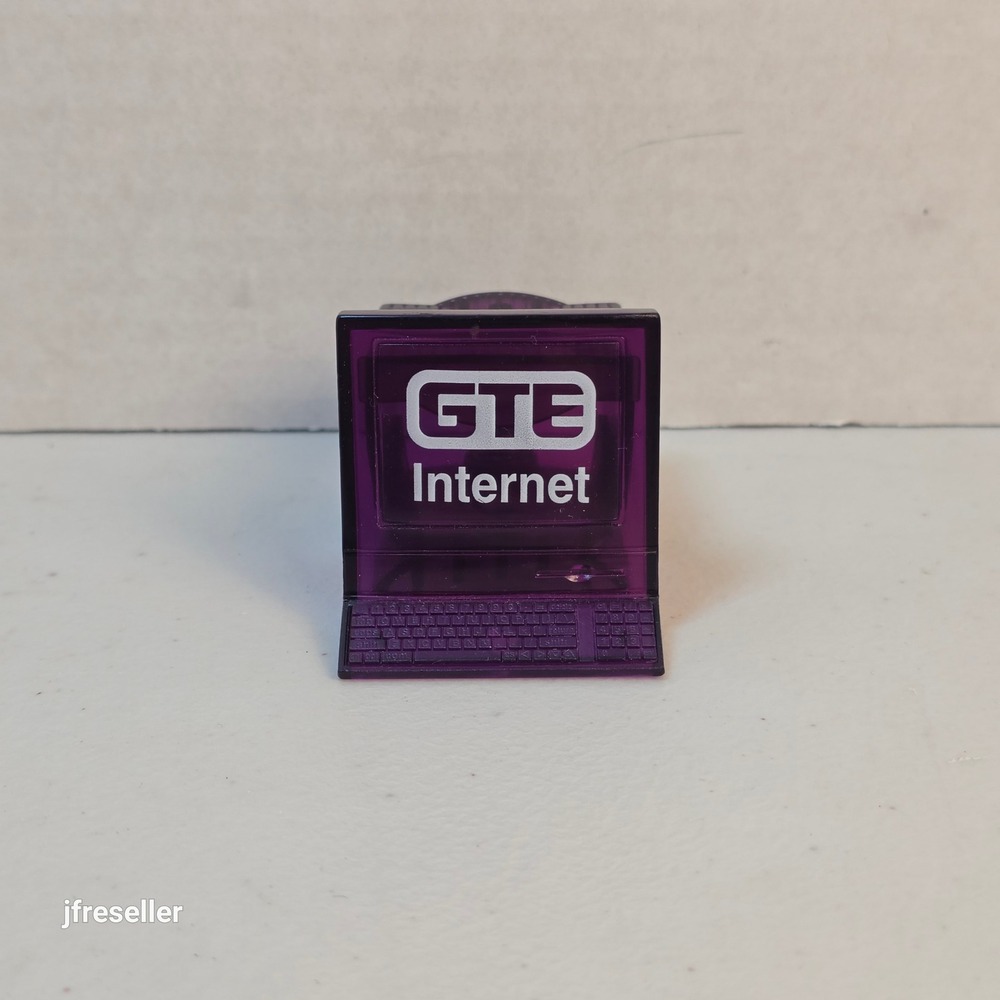 Vintage GTE Internet Purple Translucent Computer Memo Clip Prime Line Retro Y2K